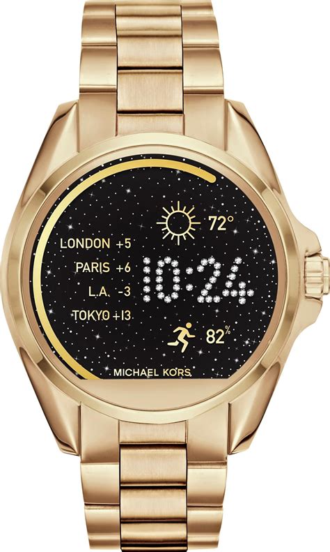 michael kors mkt5001 access touch screen gold bradshaw smartwatch|Michael Kors Access Smartwatch Bradshaw MKT5001 .